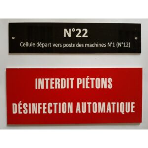 Plaque Signalétique